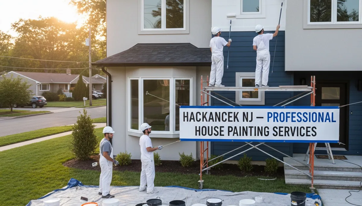 Professional house painters in Hoboken NJ providing expert residential painting services