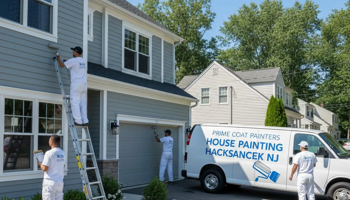 Professional house painters in Hoboken NJ providing expert exterior and interior painting services
