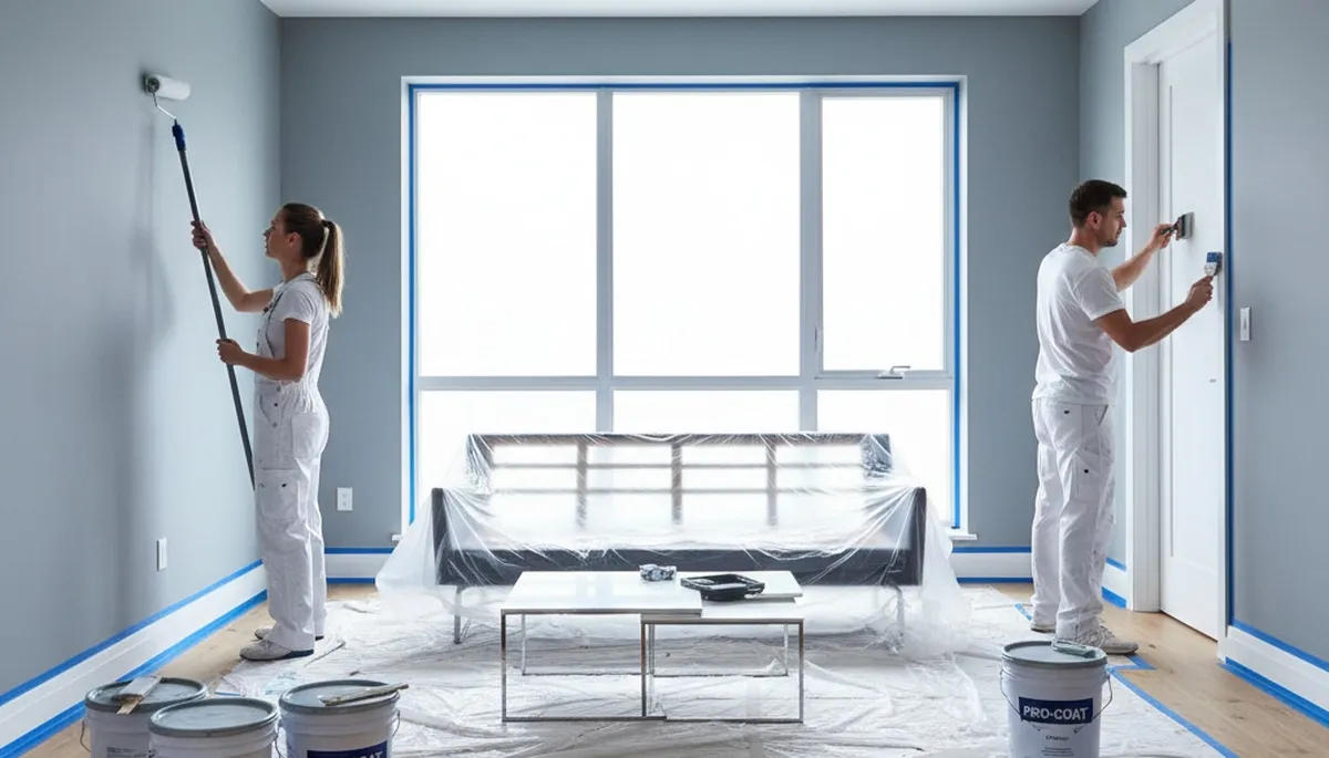 Professional interior house painting in Hoboken, NJ by expert local painters for lasting finish